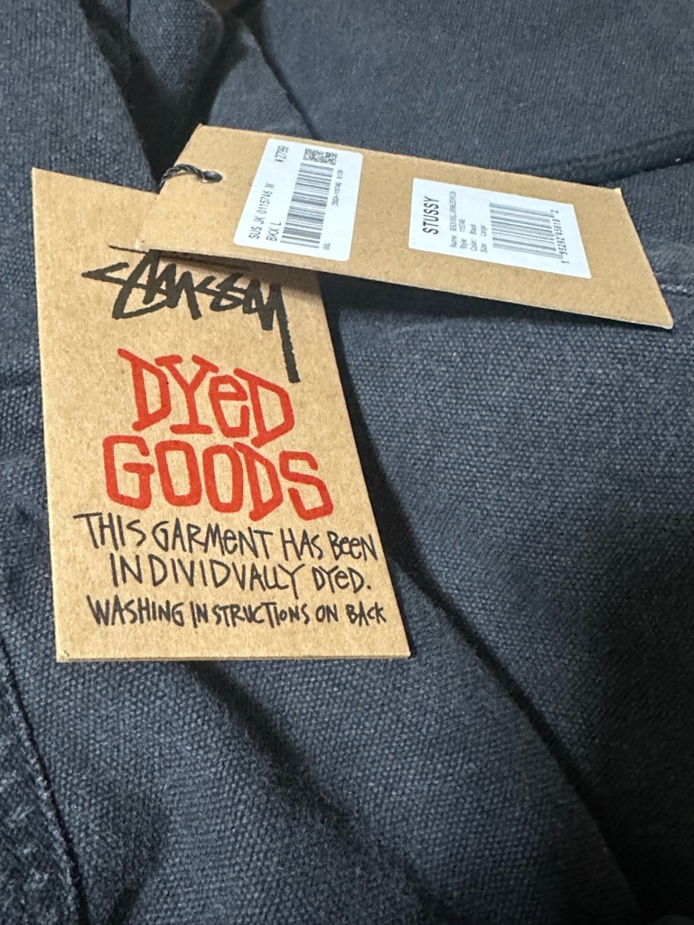 Stüssy Black insulated Zip-Up Hooded Jacket - Picture 4 of 4